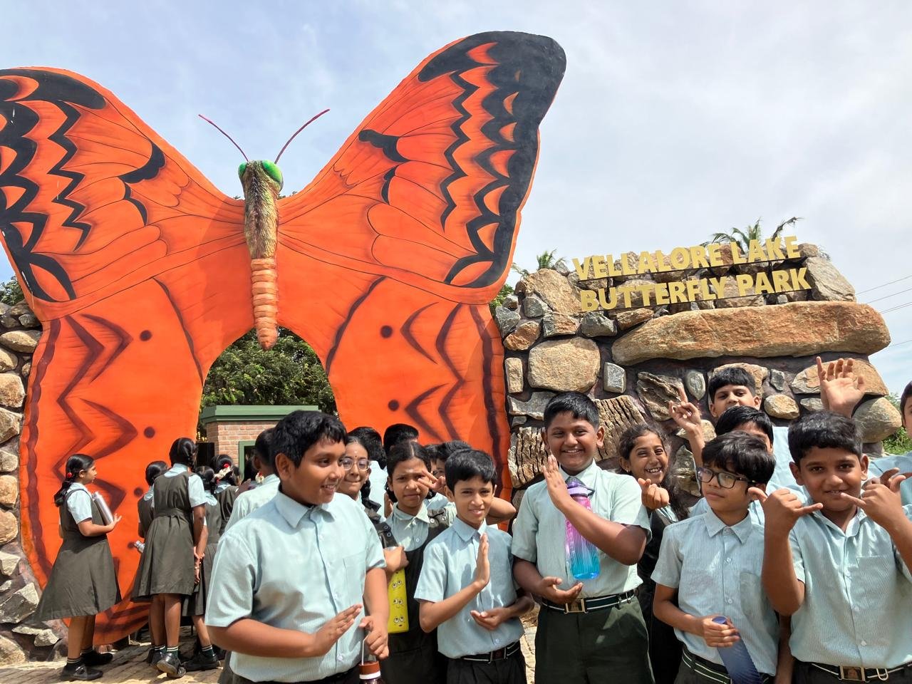 Grade 5 Explores Nature at Butterfly Park, Vellalore